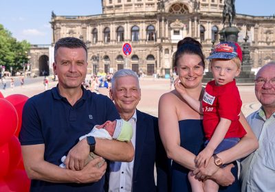 CANALETTO – Das Dresdner Stadtfest vom 16. – 18. August 2024 - Kinderwagen statt Volleyball – DSC-Trainer Alexander Waibl wird Schirmherr der Sparkassen-BABYPARADE