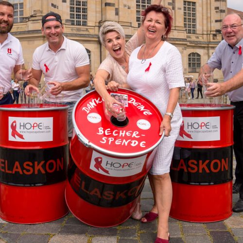 CANALETTO – Das Dresdner Stadtfest vom 15. – 17. August 2025 - Pressemitteilung - Genießen und Gutes tun – CANALETTO-Becherpfand hilft in Kapstadt