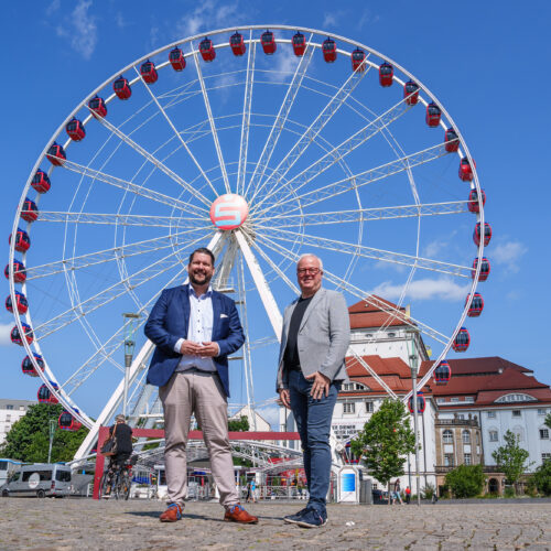 CANALETTO – Das Dresdner Stadtfest vom 15. – 17. August 2025 - Pressemitteilung - Ostsächsische Sparkasse lädt als Hauptsponsor in luftige Höhe ein