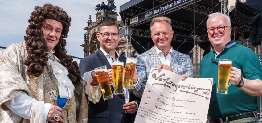 CANALETTO – Das Dresdner Stadtfest vom 16. – 18. August 2024 - Pressemitteilung - Garantiert königlicher Biergenuss zum Dresdner Stadtfest