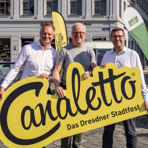 CANALETTO – Das Dresdner Stadtfest vom 15. – 17. August 2025 - Pressemitteilung - „Dresden tanzt“ mit Freiberger und Radeberger auch in den kommenden Jahren