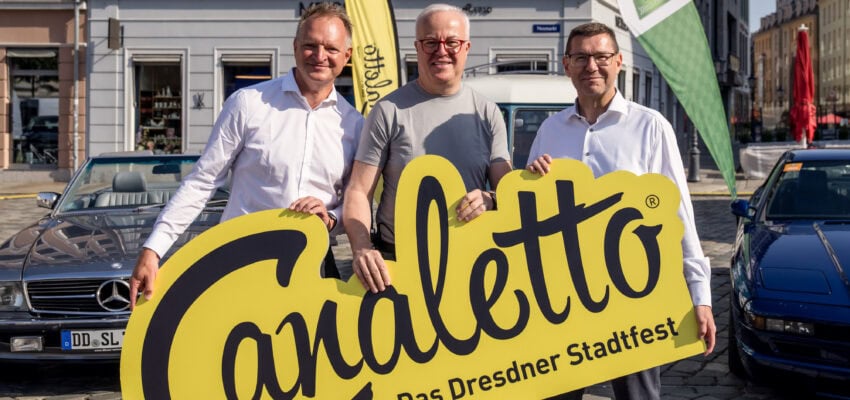 CANALETTO – Das Dresdner Stadtfest vom 15. – 17. August 2025 - Pressemitteilung - „Dresden tanzt“ mit Freiberger und Radeberger auch in den kommenden Jahren