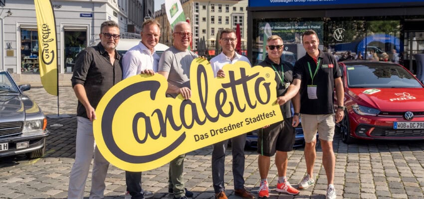 CANALETTO – Das Dresdner Stadtfest vom 15. – 17. August 2025 - Pressemitteilung - „Dresden tanzt“ mit Freiberger und Radeberger auch in den kommenden Jahren
