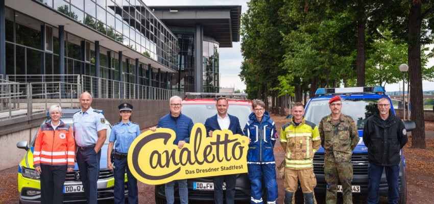 CANALETTO – Das Dresdner Stadtfest vom 15. – 17. August 2025 - Pressemitteilung - Blaulichtmeile – Ein Highlight für Groß und Klein!