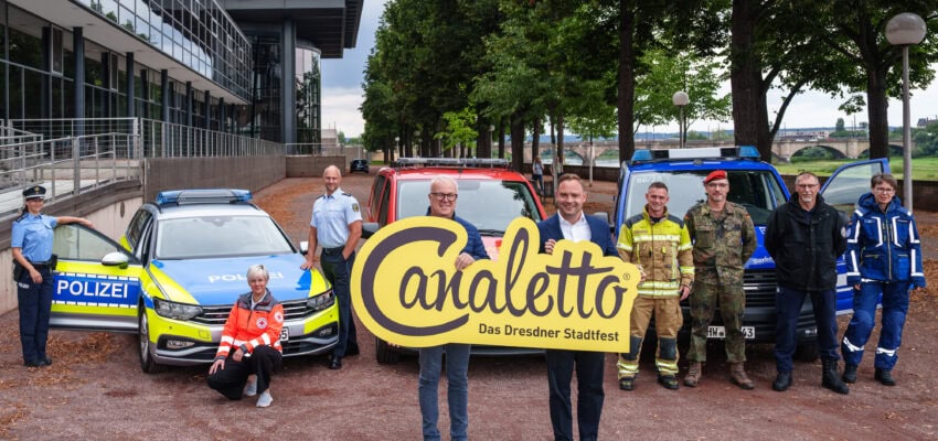 CANALETTO – Das Dresdner Stadtfest vom 15. – 17. August 2025 - Blaulichtmeile – Ein Highlight für Groß und Klein!