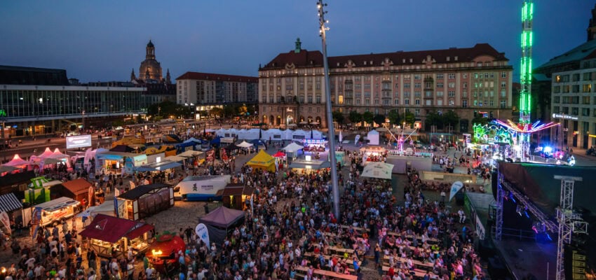 CANALETTO – Das Dresdner Stadtfest vom 15. – 17. August 2025 - Pressemitteilung - Dresden feiert mit über 600.000 Gästen ein Stadtfest der Extraklasse