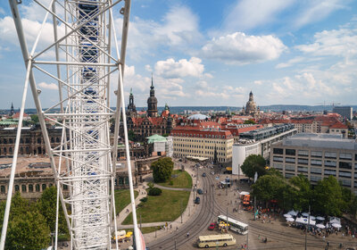 Künstlerbild von Riesenrad 